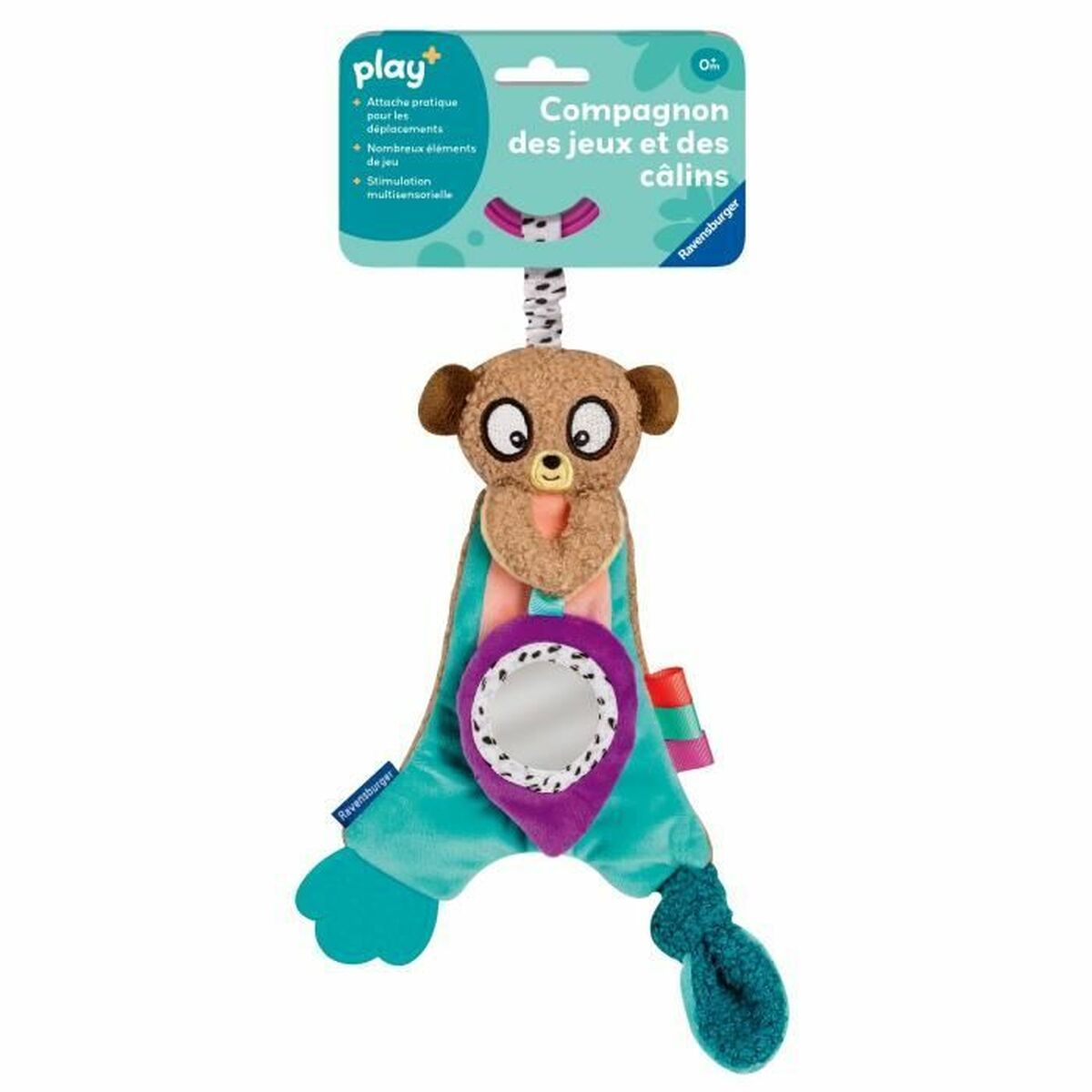 Bebisleksak Ravensburger My awakening comforter - Little meerkat - 2