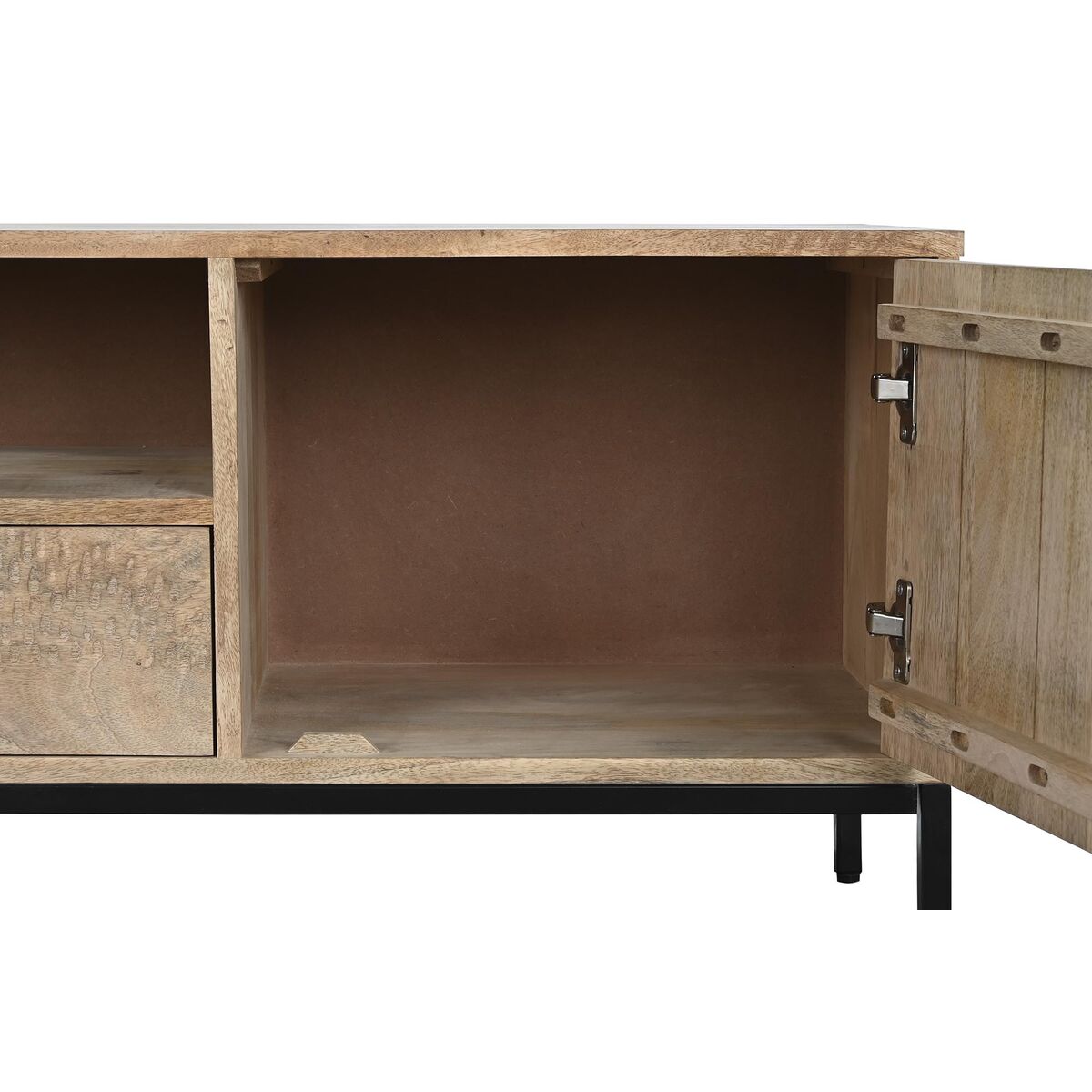 TV-möbler DKD Home Decor Metall Mangoträ (140 x 40 x 50 cm) - 6
