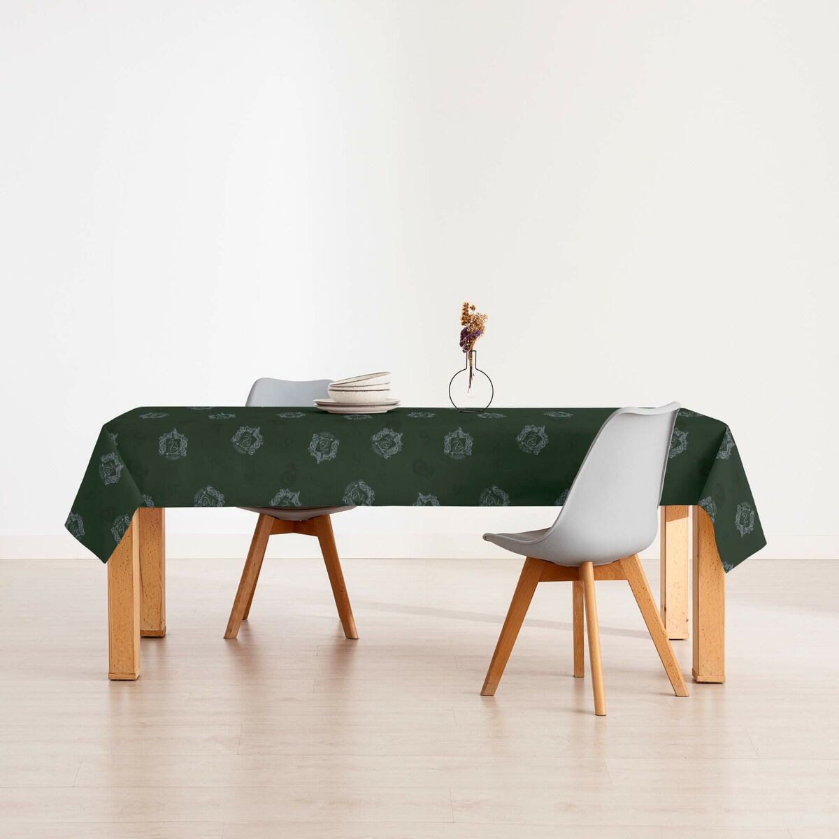 Fläckresistent bordsduk i harts Harry Potter Slytherin Multicolour 200 x 150 cm - 3