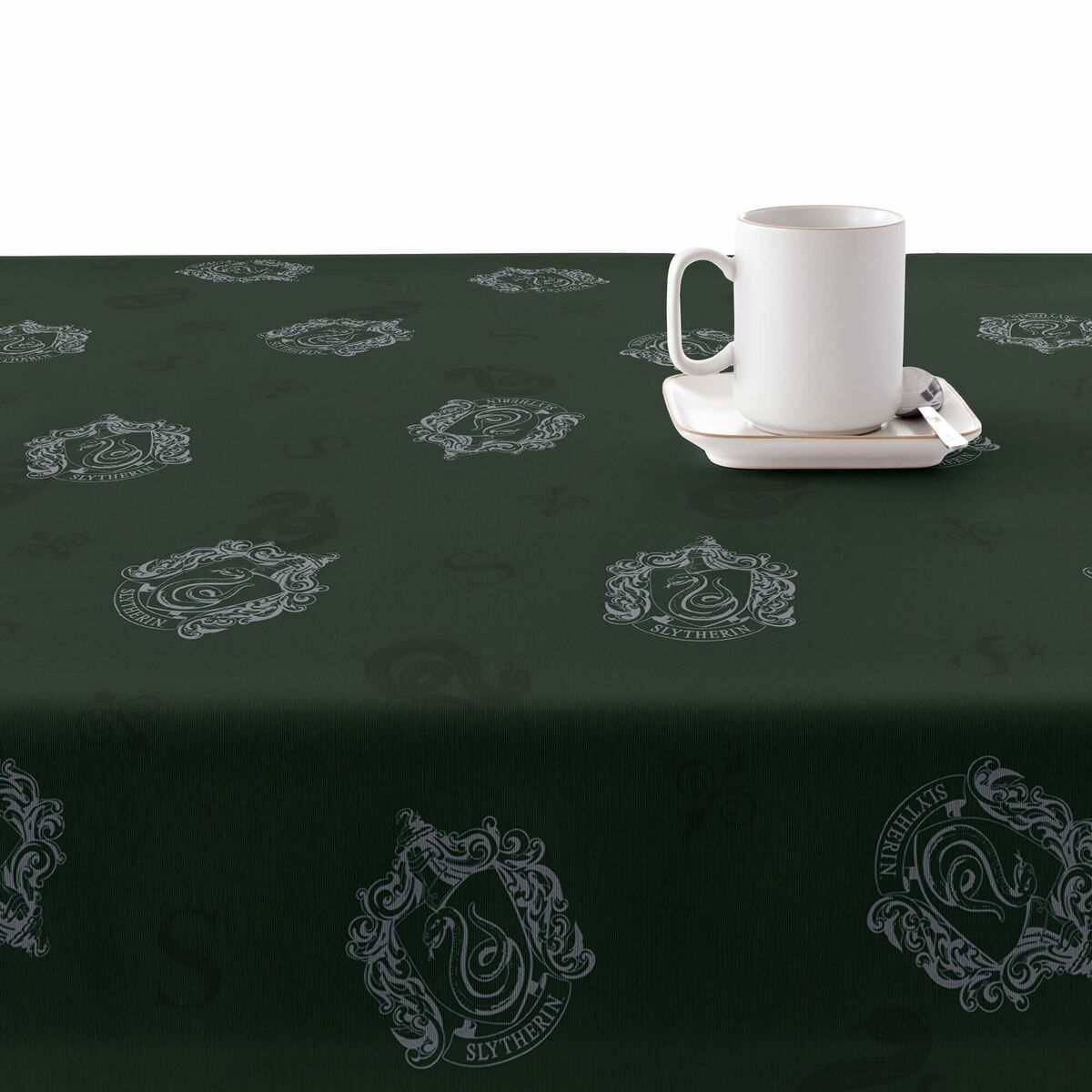 Fläckresistent bordsduk i harts Harry Potter Slytherin Multicolour 200 x 150 cm - 2