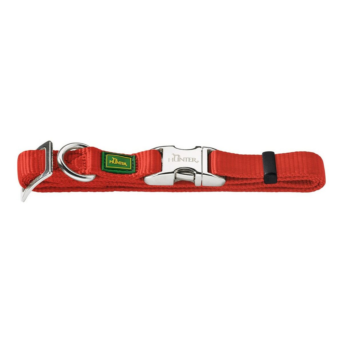 Hundhalsband Hunter Alu-Strong Röd Storlek S (30-45 cm) - 2