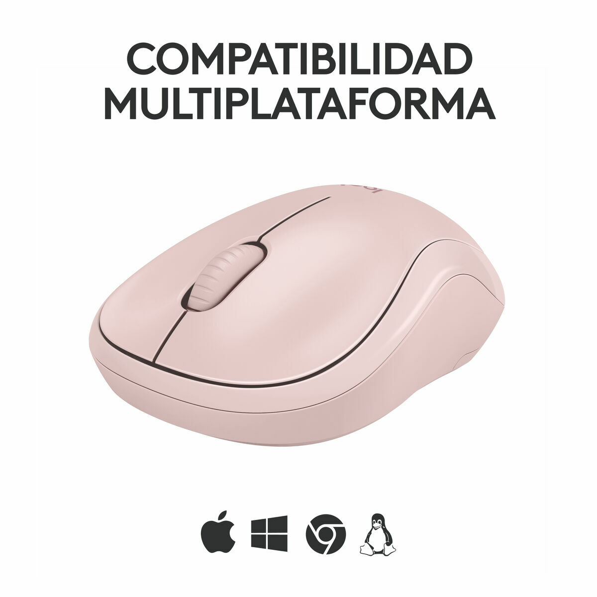 Mus Logitech M240 Rosa - 8