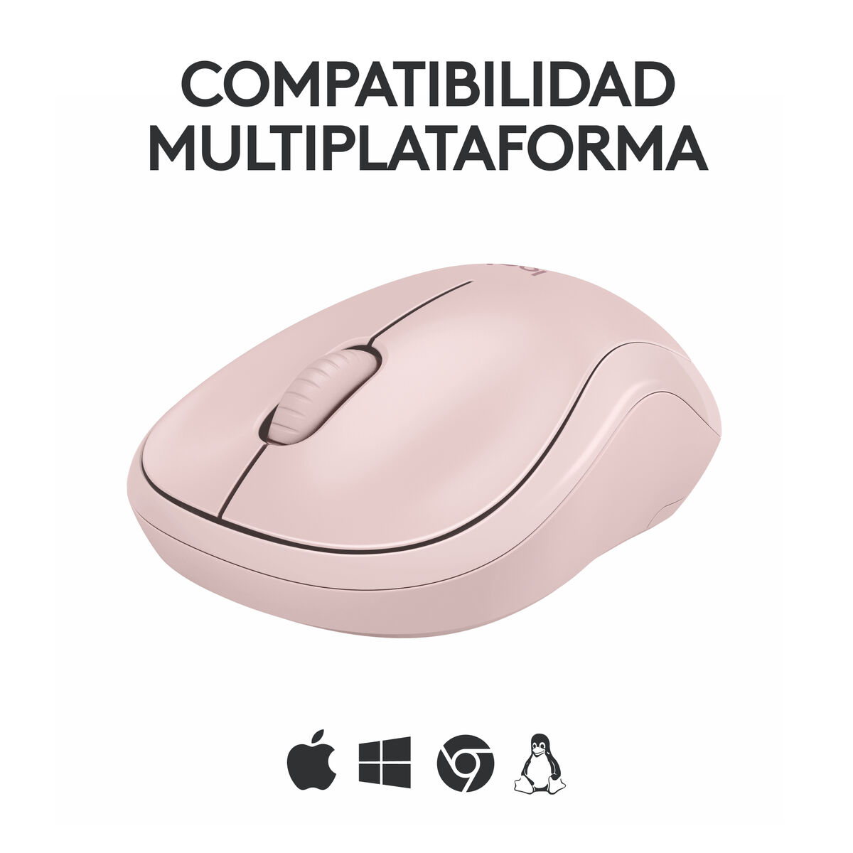 Mus Logitech M240 Rosa - 4