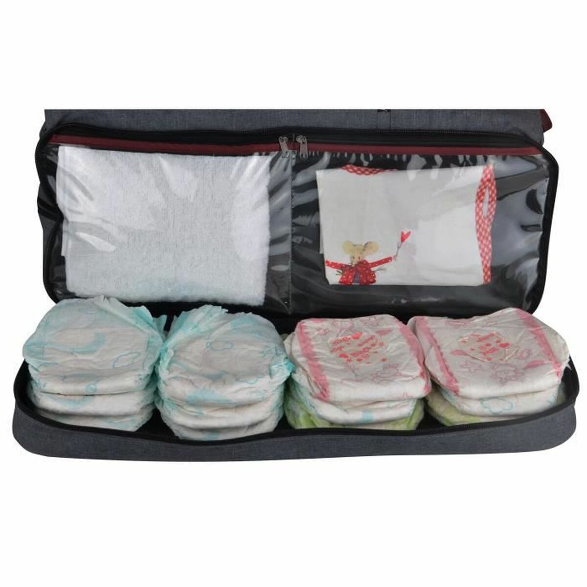 Bag för blöjbyte Baby on Board Grå - 8