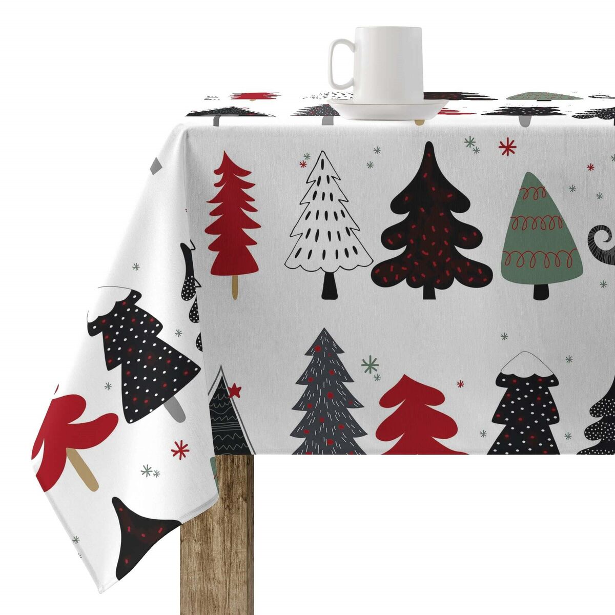 Fläckresistent bordsduk i harts Belum Merry Christmas Multicolour 250 x 180 cm