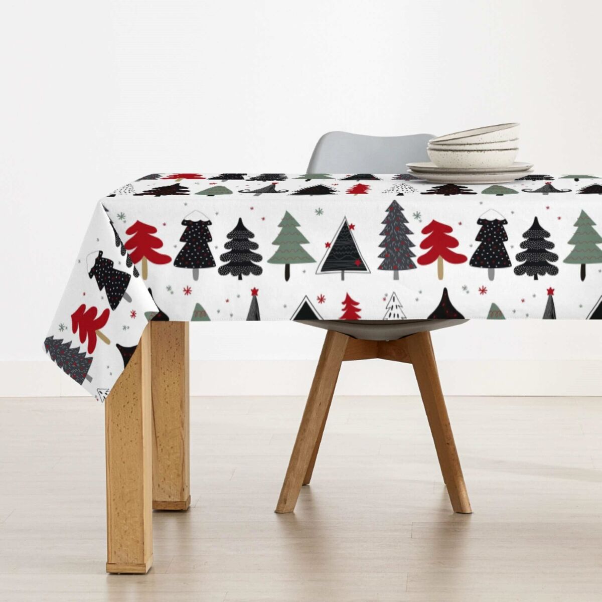 Fläckresistent bordsduk i harts Belum Merry Christmas Multicolour 250 x 180 cm - 3