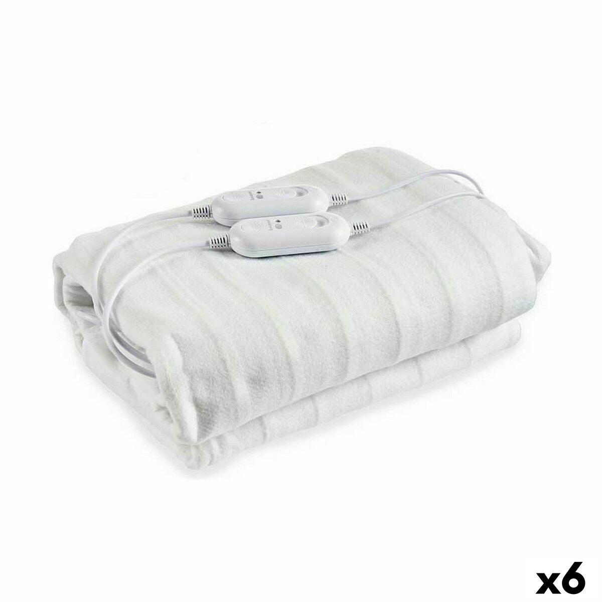 Dubbel Elektrisk Sängvärmare Gift Decor Vit Polyester 140 x 1 x 160 cm (6 antal) - 3