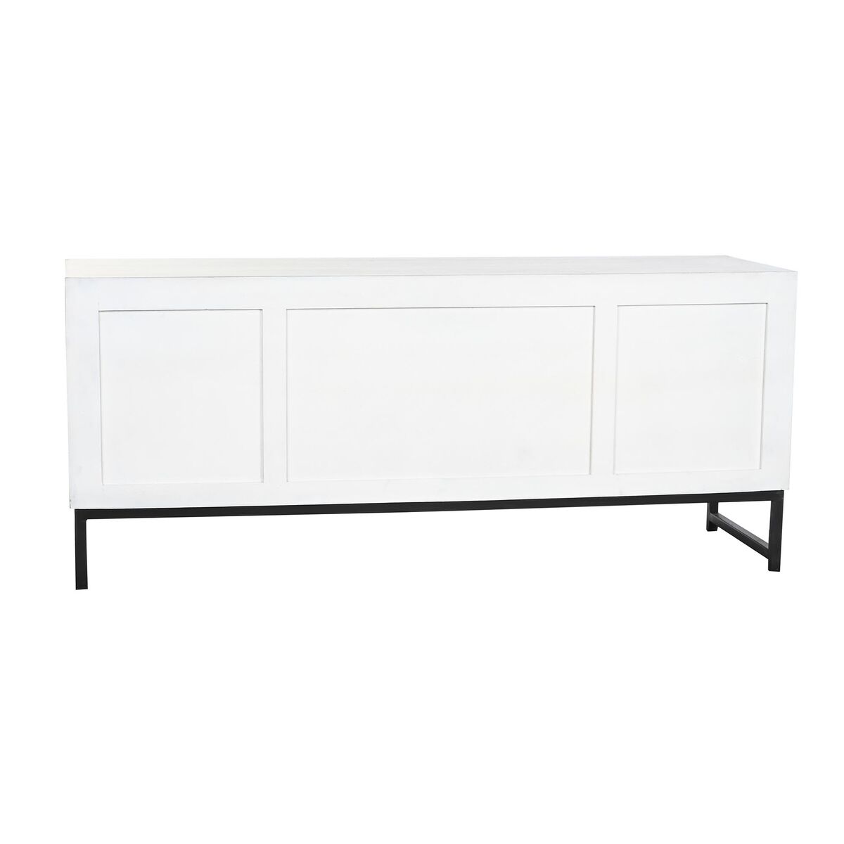 TV-möbler DKD Home Decor Vit Beige Grå Multicolour Keramik Mangoträ 130 x 40 x 56 cm - 2