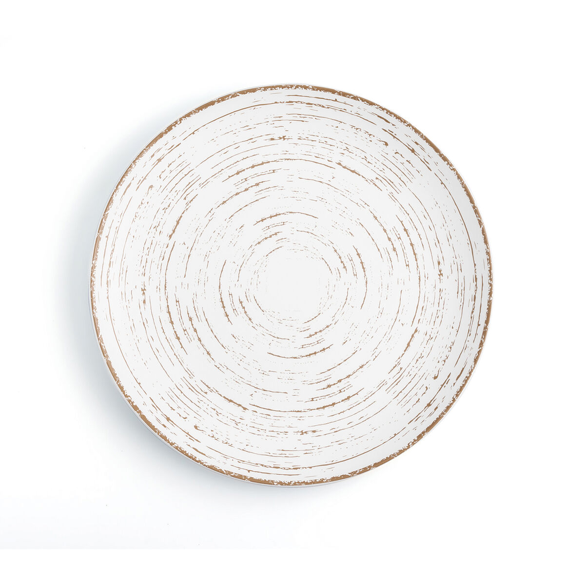 Platt skål Ariane Tornado White Dvobarvna Keramik Ø 31 cm (6 antal) - 5