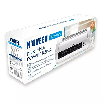 Konvektionselement N'oveen HC2000 Vit 2000 W