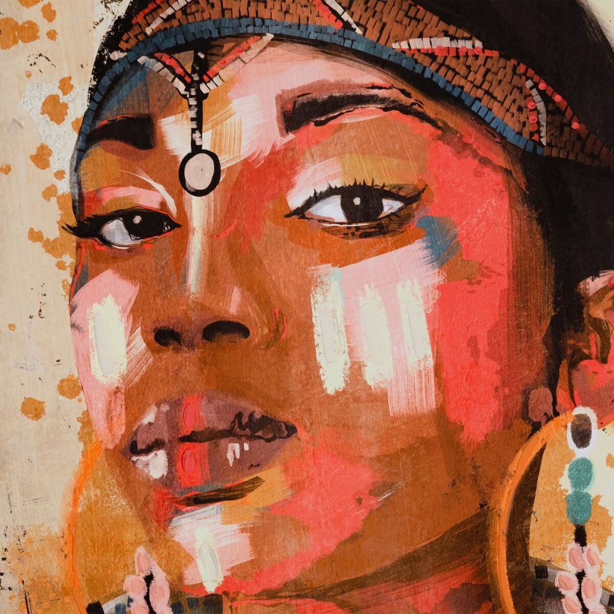 Kanvas 83 x 123 cm Afrikanska - 7