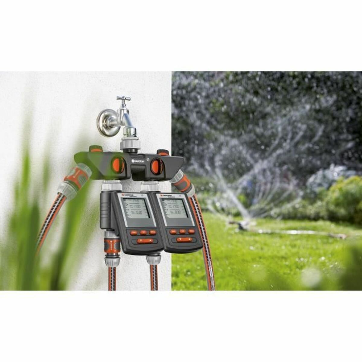 Slanganslutning Gardena Prof-System 08194-20 Fyrfaldig - 2