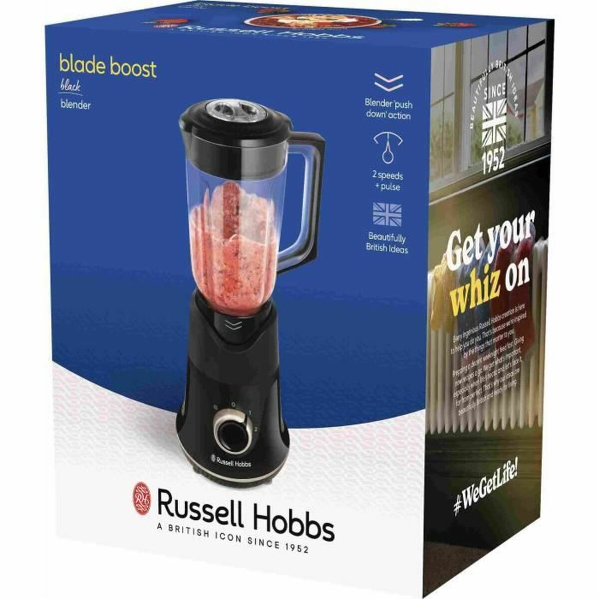 Glasmixer Russell Hobbs Blade Boost 26710-56 Svart 1,5 L - 2