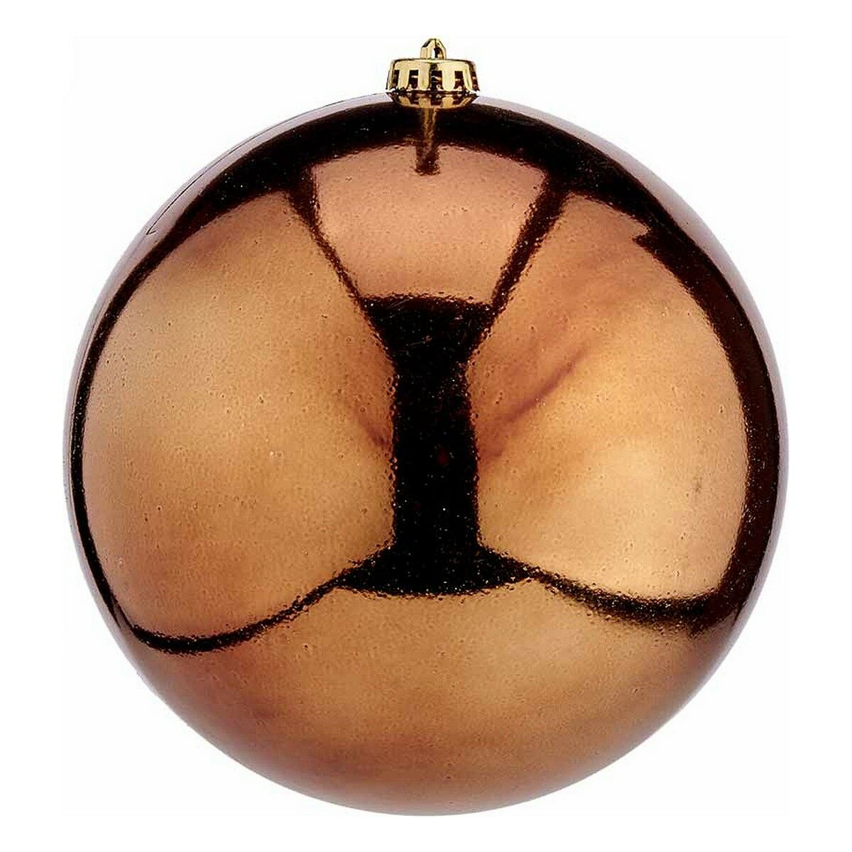 Julgranskula Krist+ Brun Plast Ø 20 cm