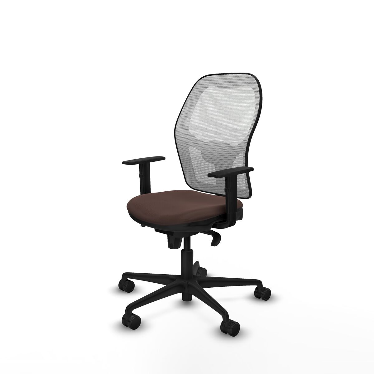 Kontorsstol Piqueras y Crespo 1D036N0 Vit Mörkbrun - 2