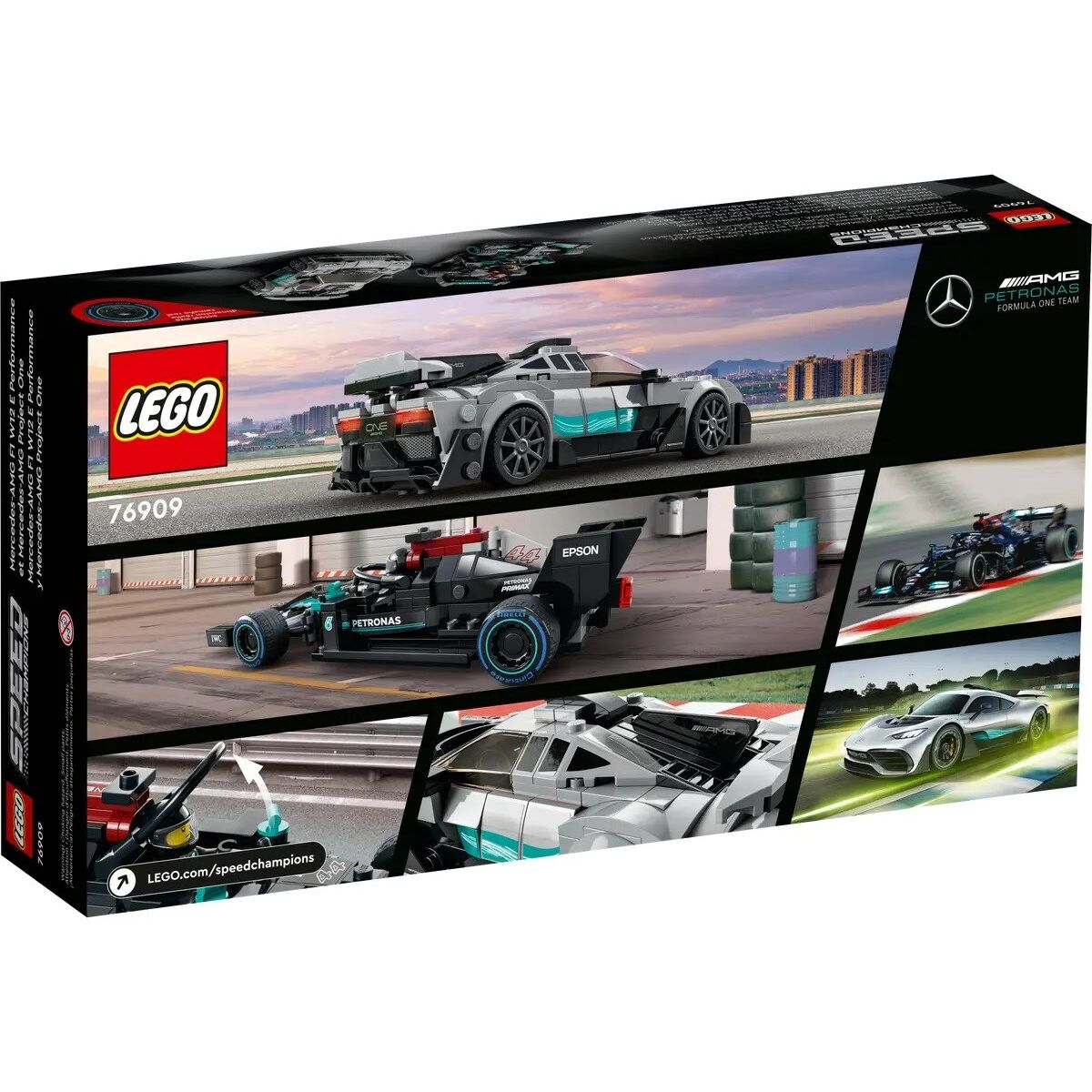 Playset Lego Speed Champions: Mercedes-AMG F1 W12 E Performance & Mercedes-AMG Project One 76909 - 10