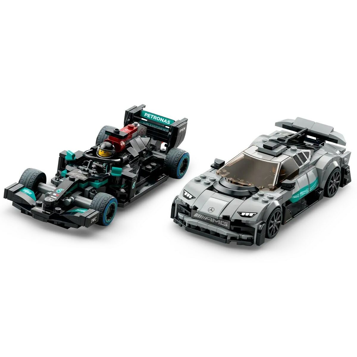 Playset Lego Speed Champions: Mercedes-AMG F1 W12 E Performance & Mercedes-AMG Project One 76909 - 12