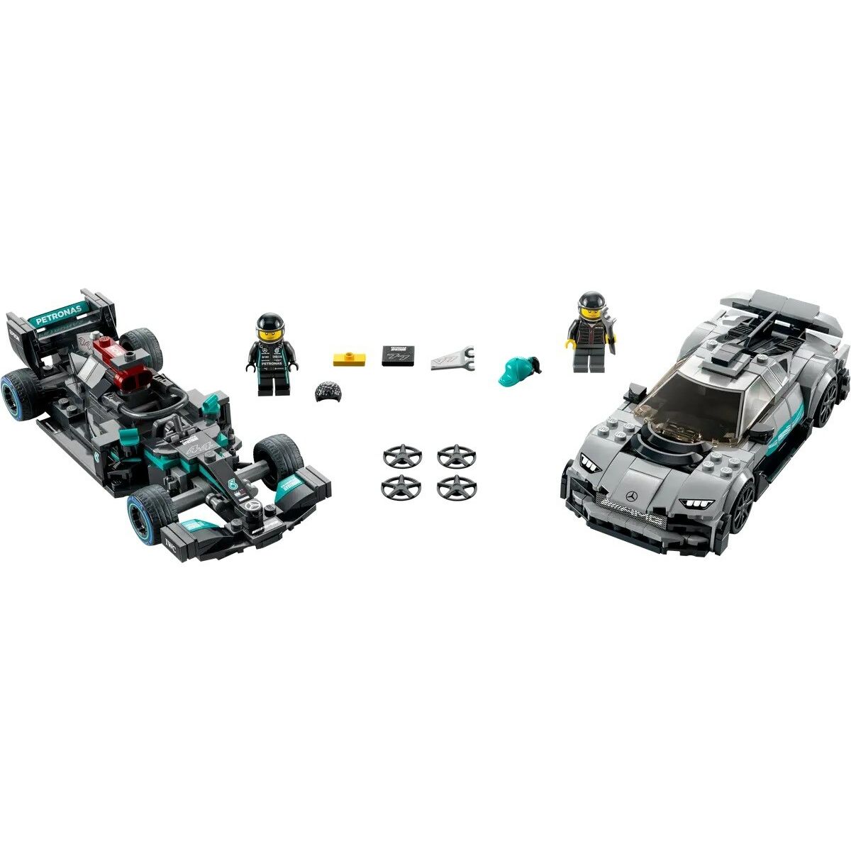 Playset Lego Speed Champions: Mercedes-AMG F1 W12 E Performance & Mercedes-AMG Project One 76909 - 11