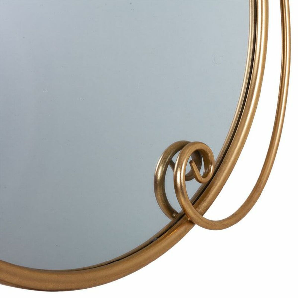 Väggspegel Alexandra House Living Gyllene 101 x 4 x 68 cm Cirklar - 6