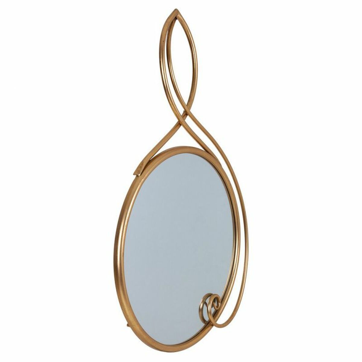 Väggspegel Alexandra House Living Gyllene 101 x 4 x 68 cm Cirklar - 3