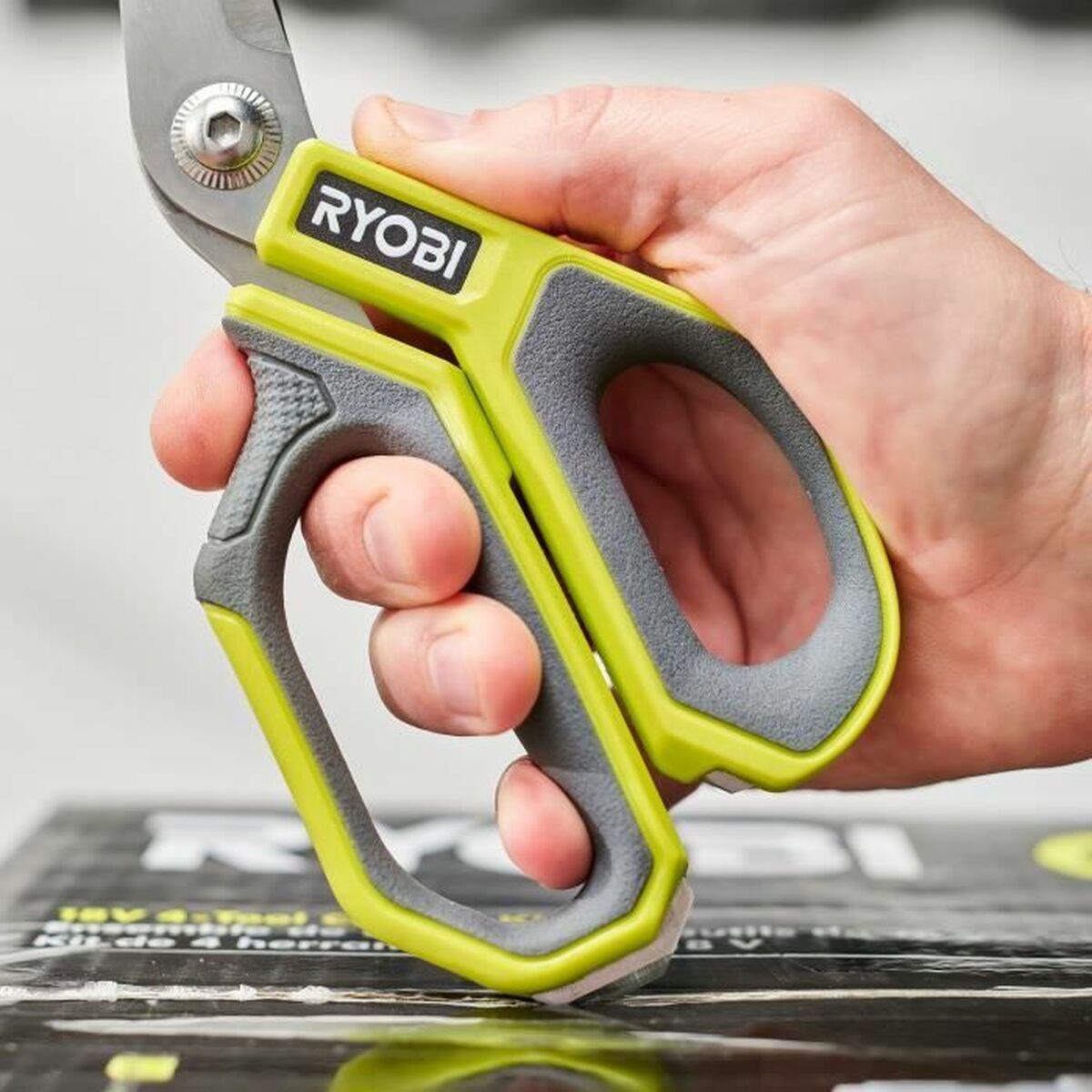 Kökssax Ryobi Straight Grön Metall - 3