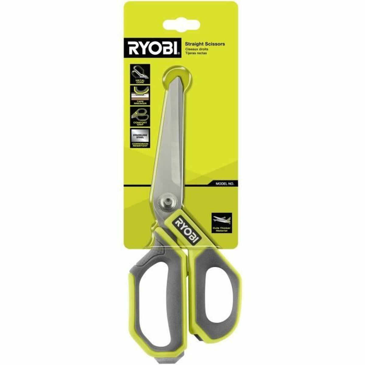 Kökssax Ryobi Straight Grön Metall - 5