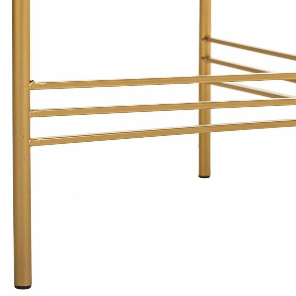 Soffbord Alexandra House Living Vit Metall Granträ Trä MDF 80 x 36 x 80 cm - 5