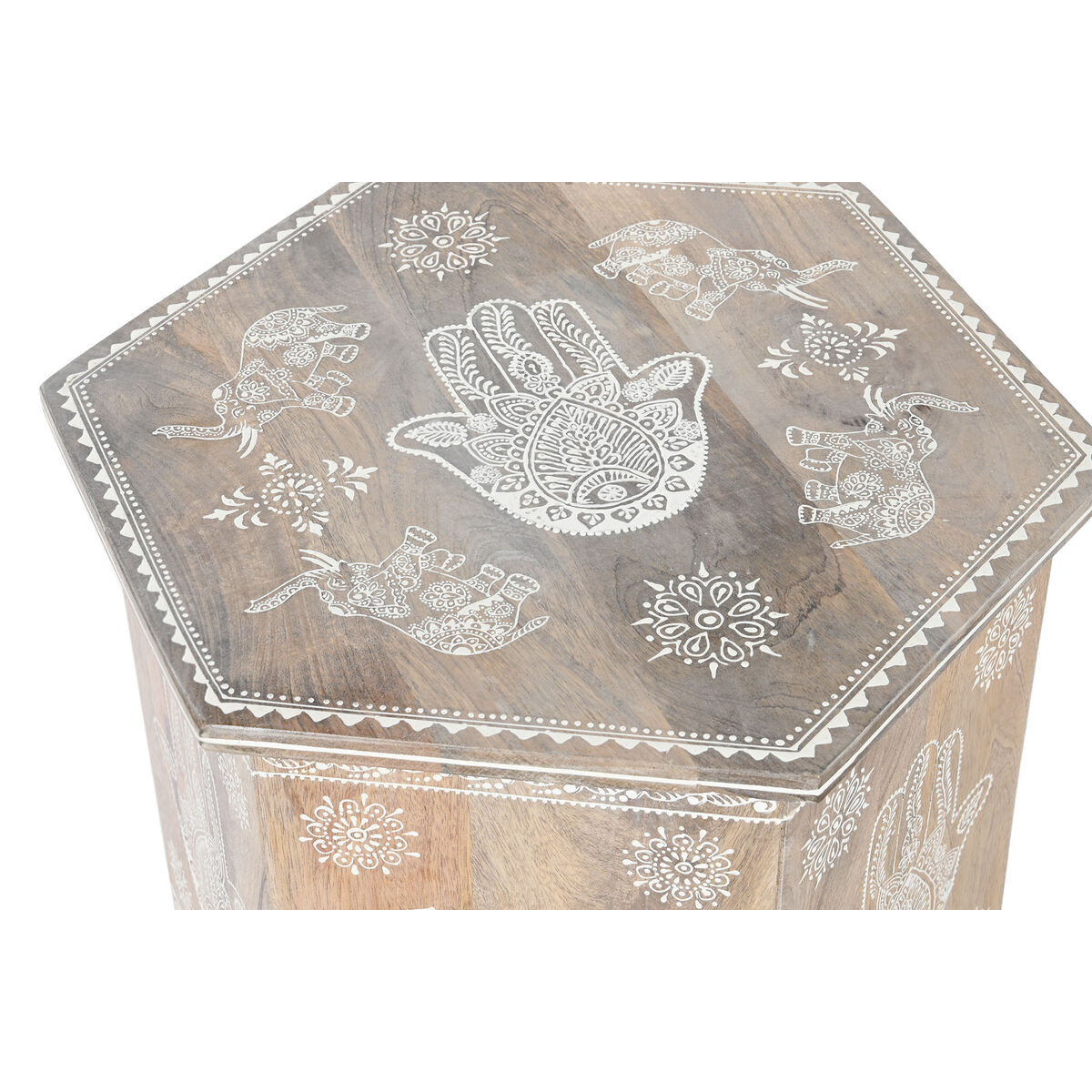 2-bordsset DKD Home Decor Naturell 48 x 41,5 x 49 cm - 6