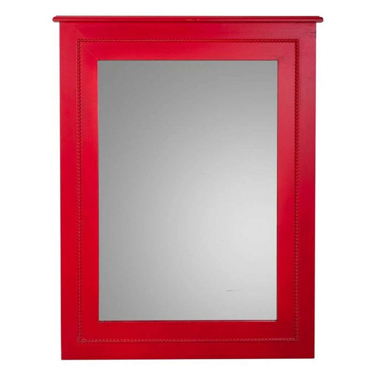 Väggspegel Alexandra House Living Röd 3 x 90 x 70 cm Rektangulär - 2