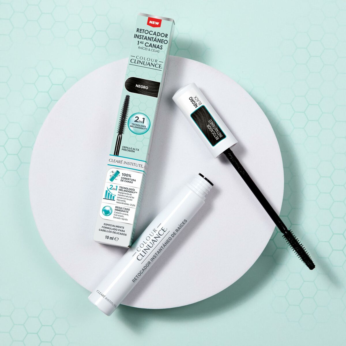 Ögonbryn färgade Clearé Institute COLOUR CLINUANCE Mörkbrunt 10 ml - 2