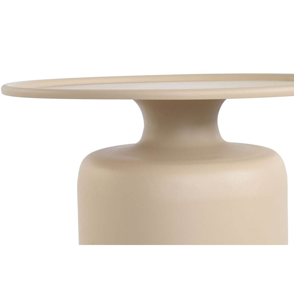 Sidobord DKD Home Decor Beige Järn 54 x 54 x 51,5 cm - 3