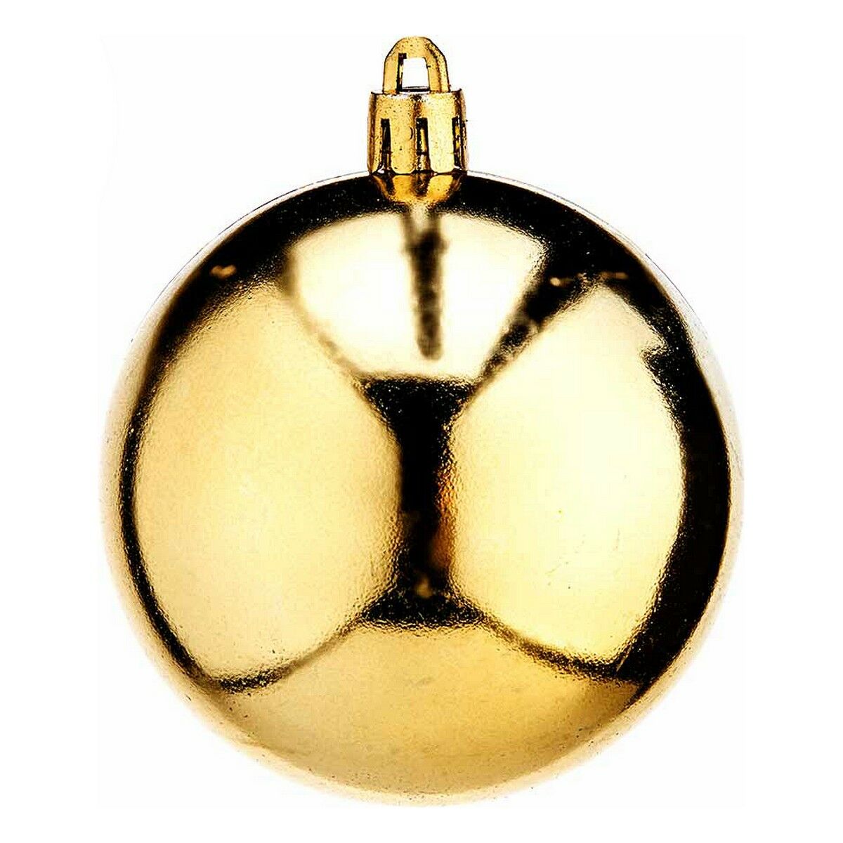 Julgranskulor Krist+ Gyllene PVC Ø 7 cm 12 antal