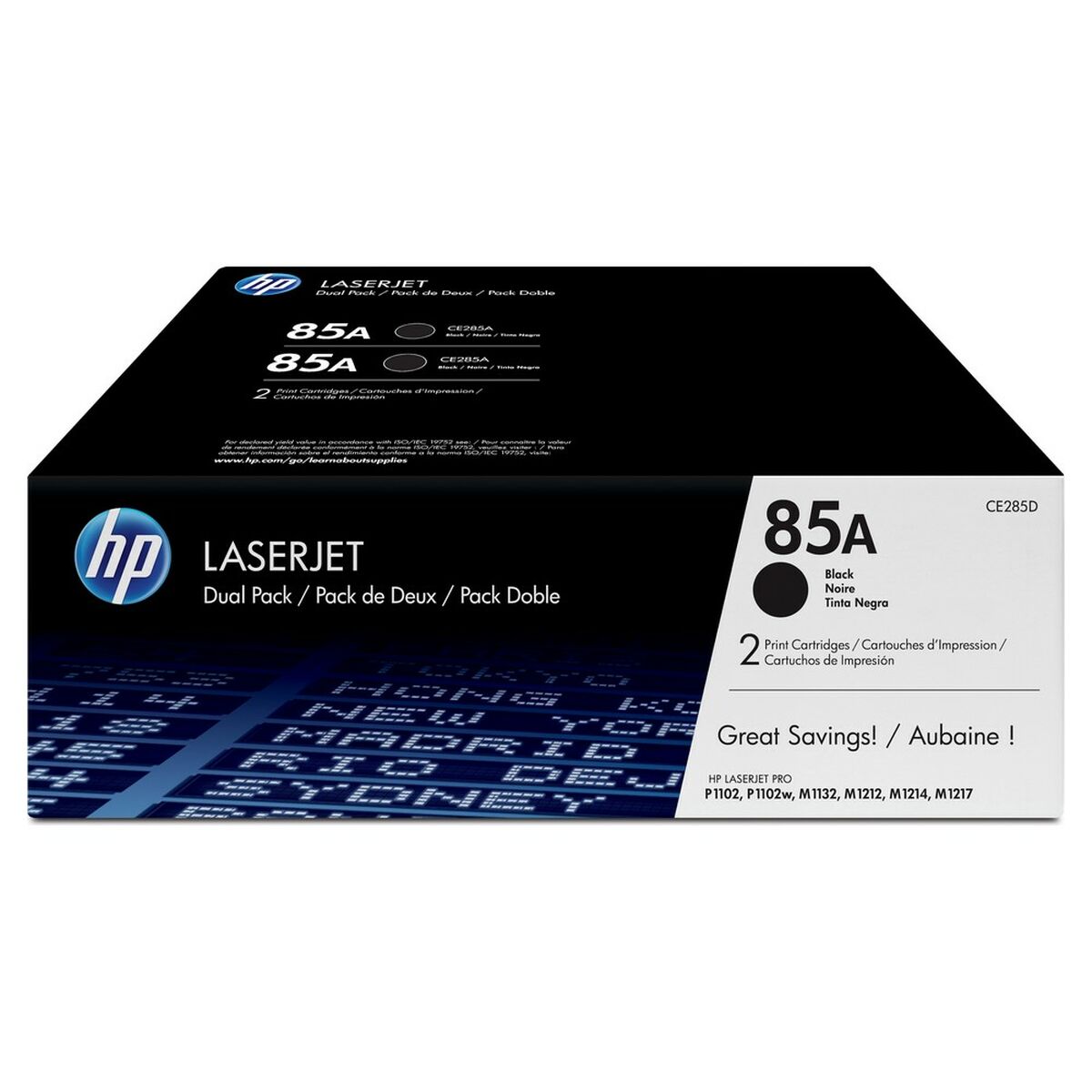 Original Toner HP 85A (2 uds) Svart Toner (2 uds) - 3