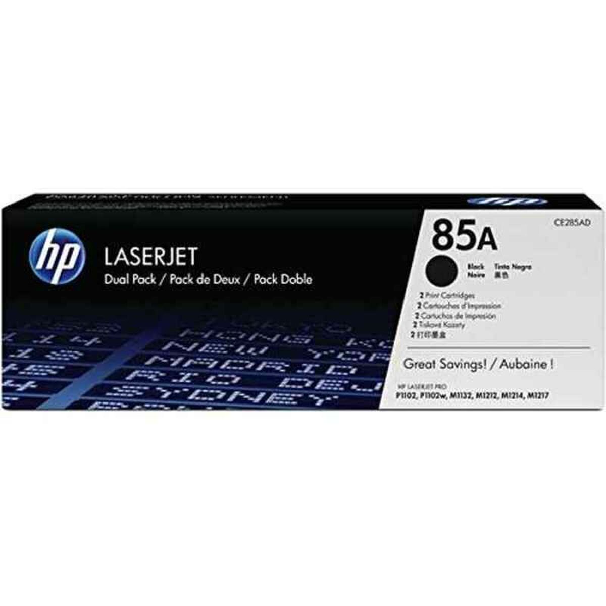 Original Toner HP 85A (2 uds) Svart Toner (2 uds) - 2