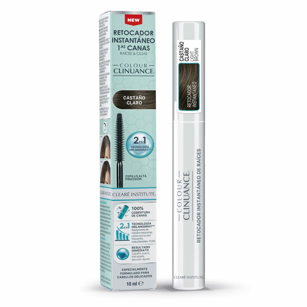 Ögonbryn färgade Clearé Institute COLOUR CLINUANCE Ljusbrun 10 ml