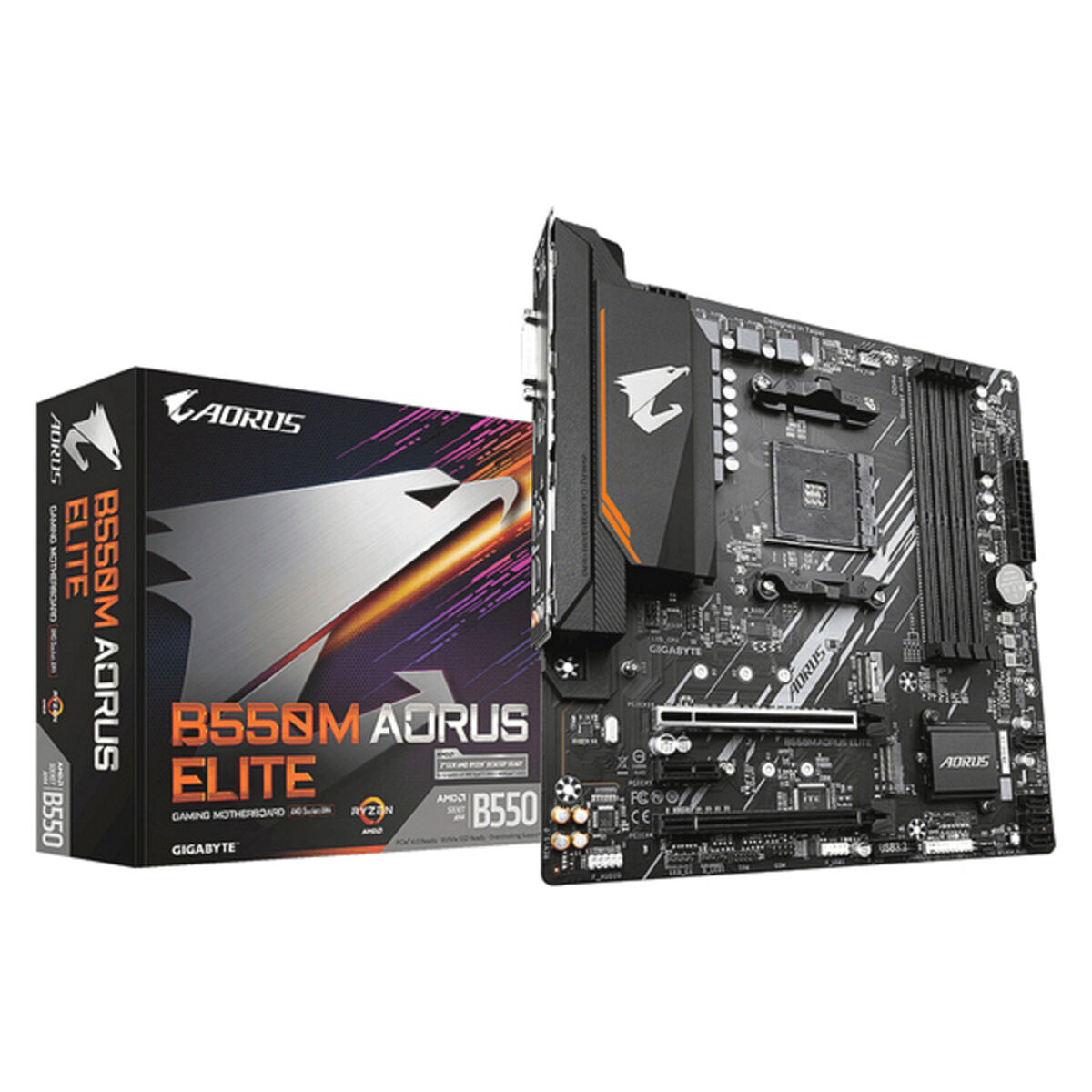 Moderkort Gigabyte B550M Aorus Elite mATX DDR4 AMD AM4