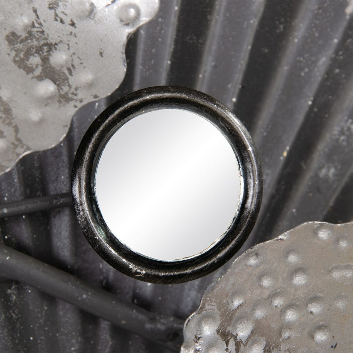 Väggdekoration 94 x 10 x 116,5 cm Metall Silver - 11
