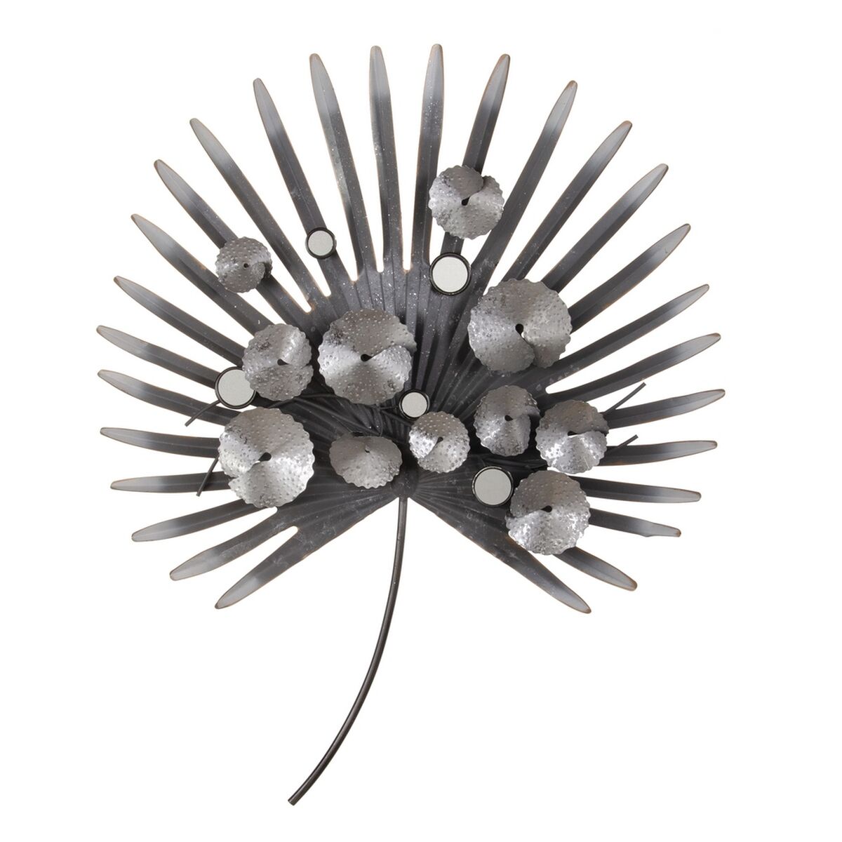 Väggdekoration 94 x 10 x 116,5 cm Metall Silver