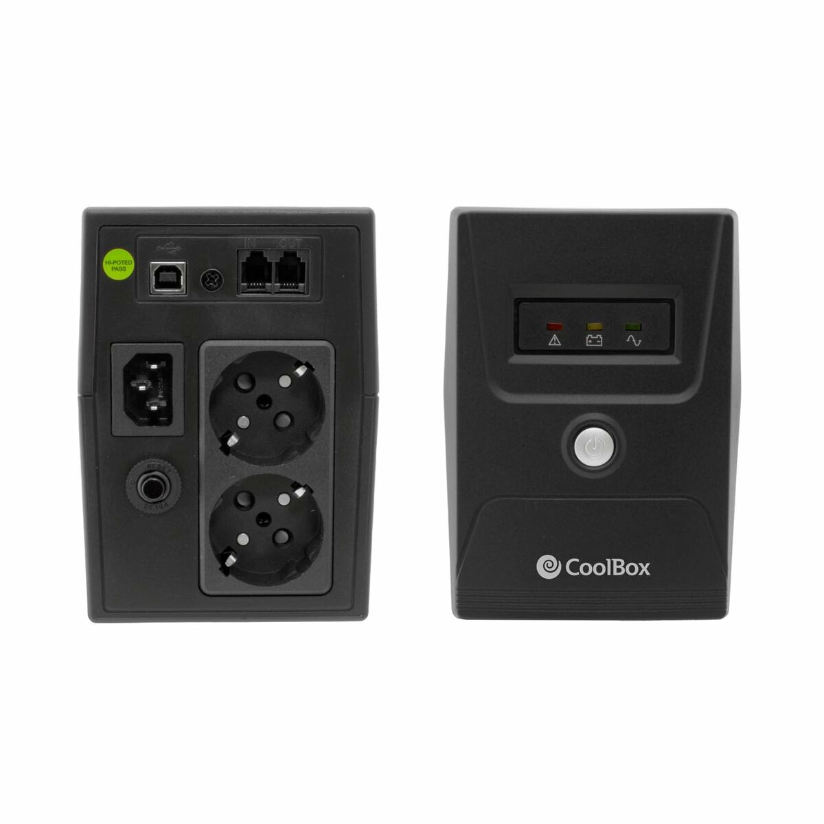 System för Avbrottsfri Strömförsörjning Interaktiv (UPS) CoolBox COO-SAIGD3-600 360 W - 2