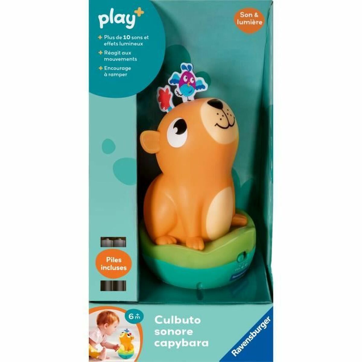 Bebisleksak Ravensburger Capybara Sound Tumbler - 4
