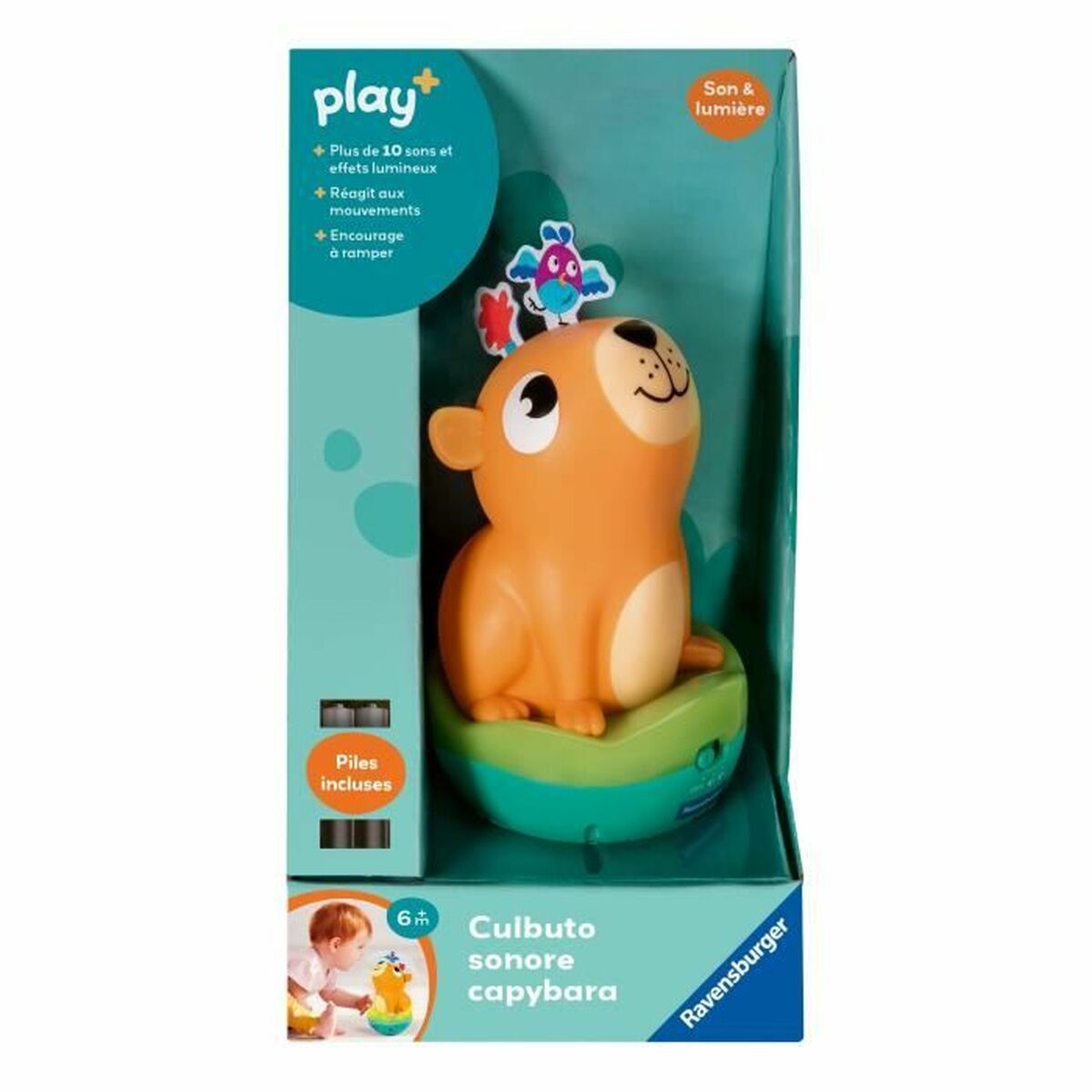 Bebisleksak Ravensburger Capybara Sound Tumbler