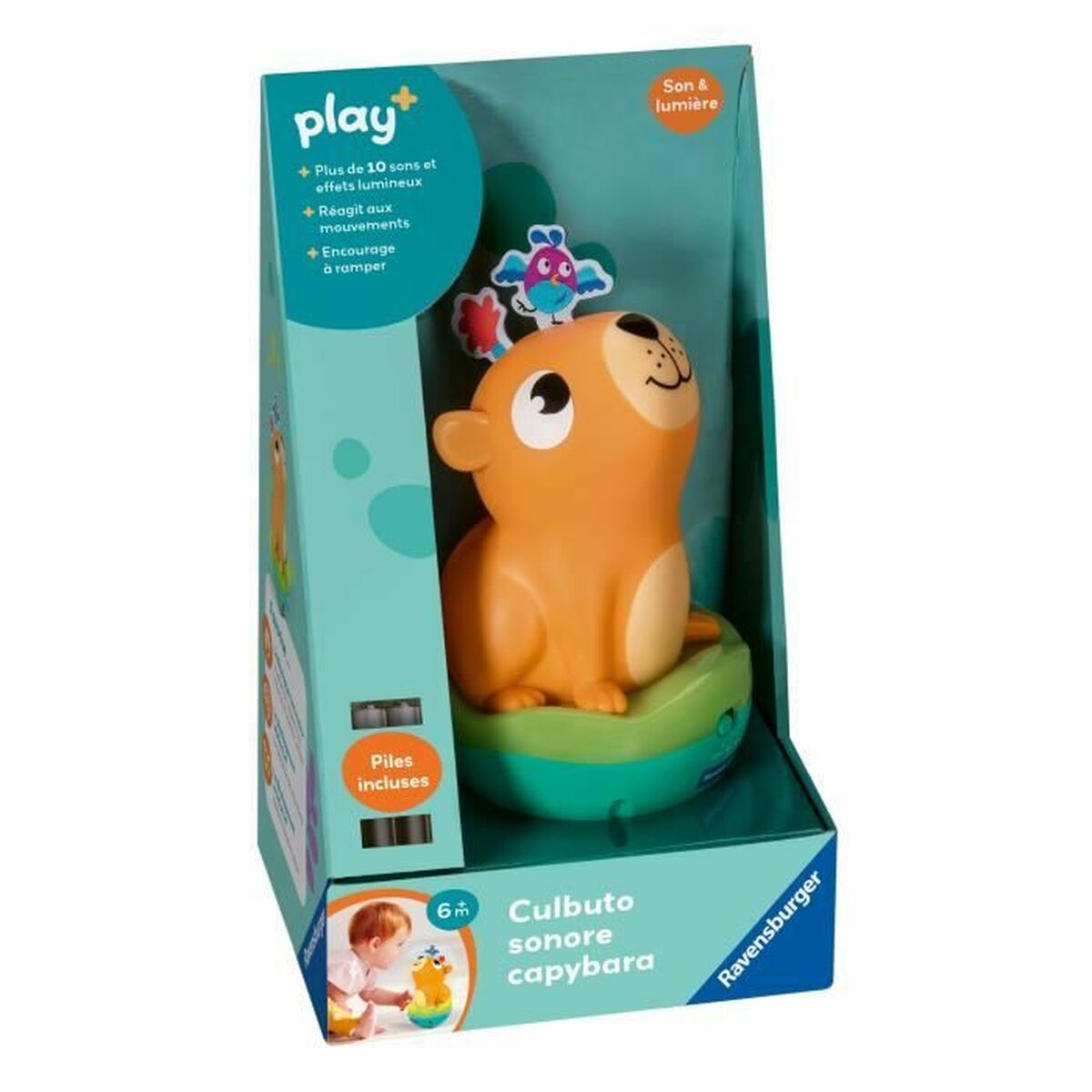 Bebisleksak Ravensburger Capybara Sound Tumbler - 5