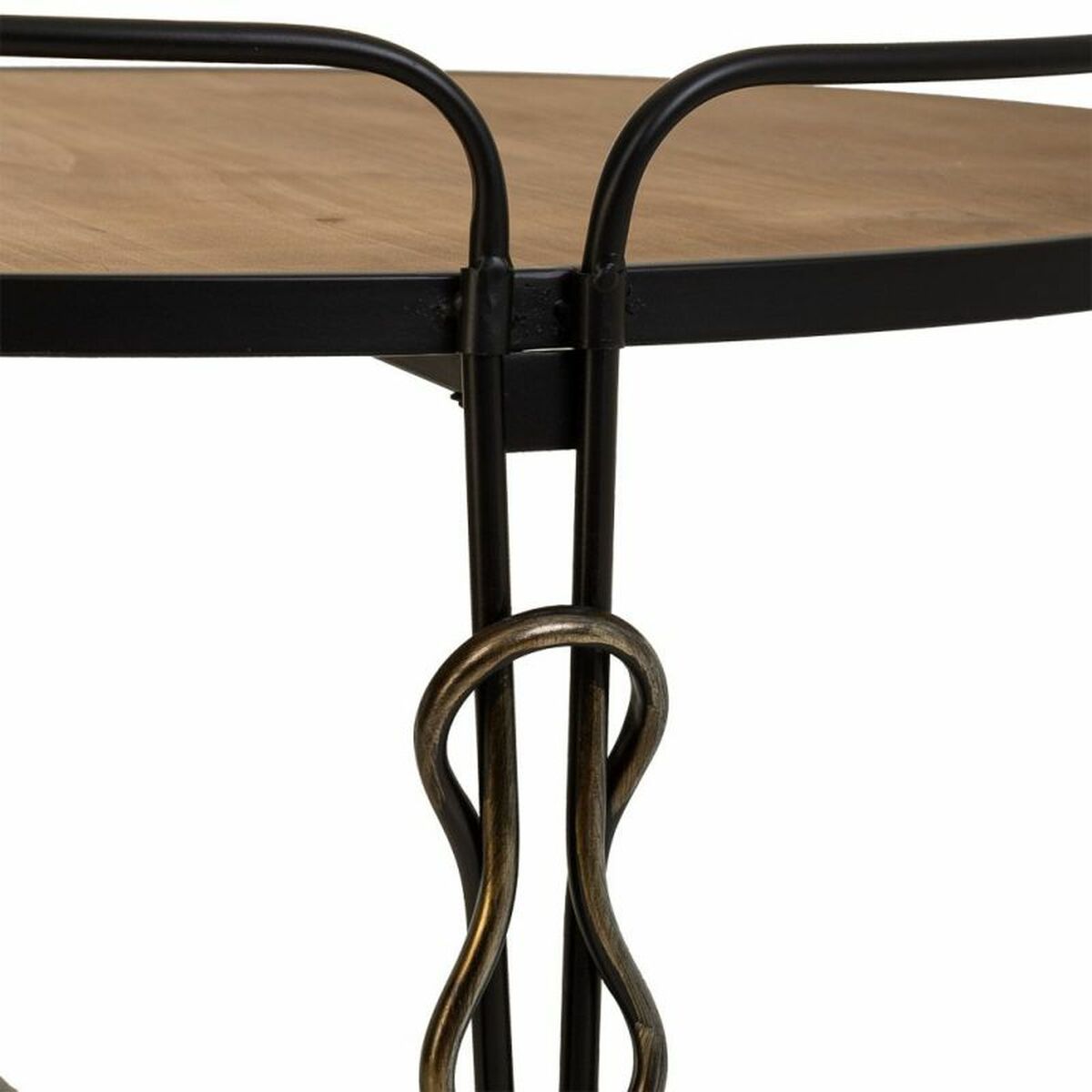 Soffbord Alexandra House Living Brun Metall Granträ Trä MDF 78 x 53 x 78 cm - 7