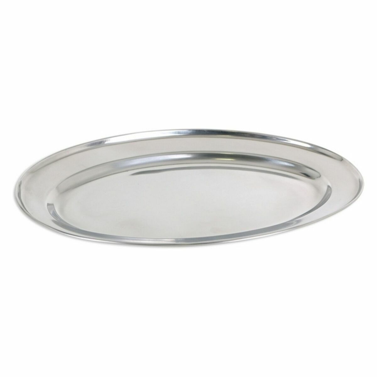 Bricka Privilege 42853 Rostfritt stål Oval (18 antal) (35 x 22,2 cm) - 2