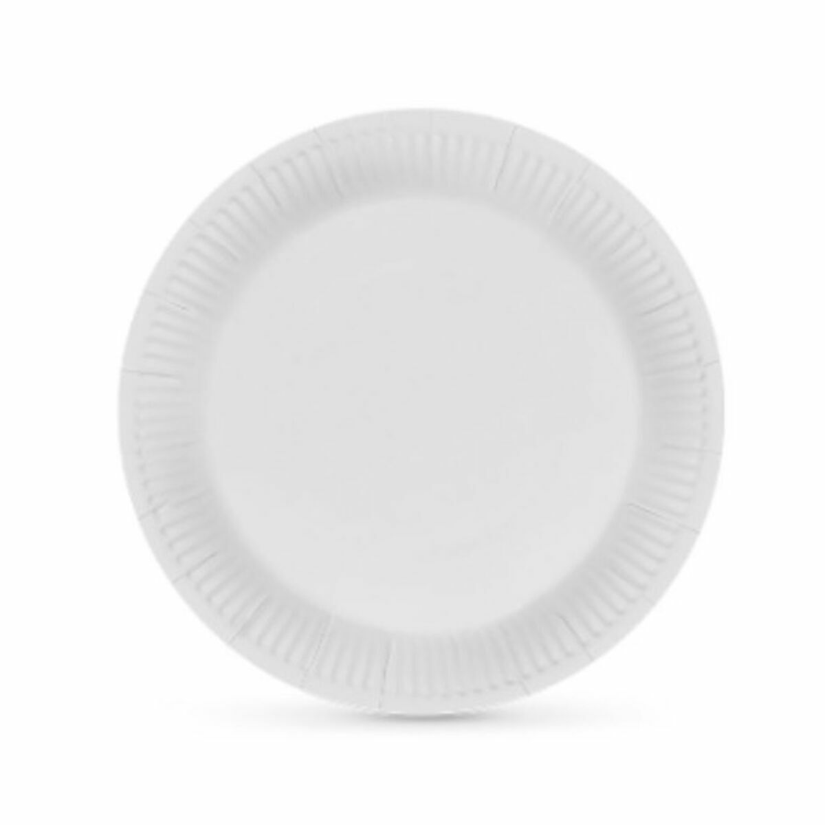 Tallriksset Algon Papp Engångsanvändning Vit (10 antal) - 2