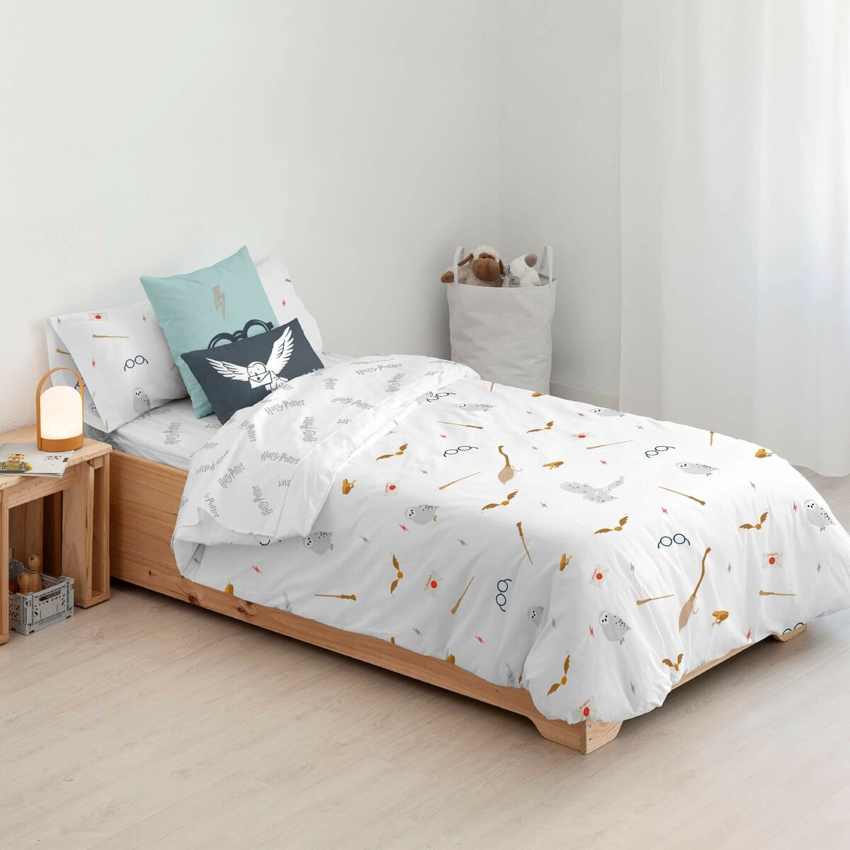 Påslakan Harry Potter Hogwarts Nordic  Multicolour 175 Trådar 155 x 220 cm Säng 90 - 6