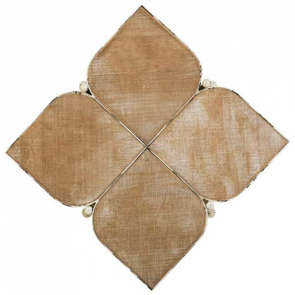 Soffbord Alexandra House Living Vit Metall Granträ Trä MDF 48 x 66 x 48 cm - 5