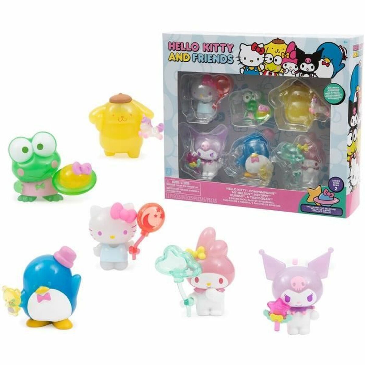 Actionfigurer Hello Kitty 11 6 Delar (6 antal)