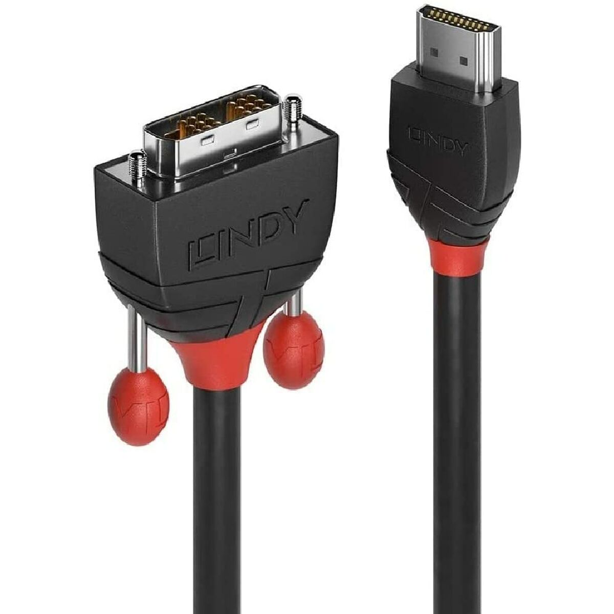 Kabel HDMI till DVI LINDY 1 m Svart - 2