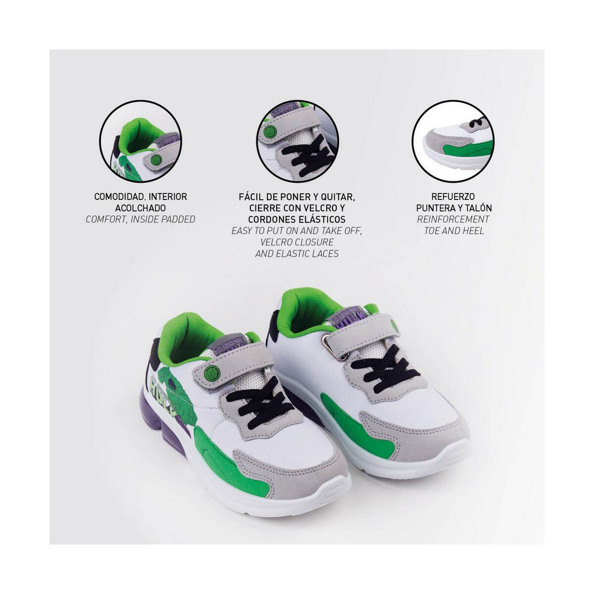 Sportskor med LED The Avengers Multicolour - 4